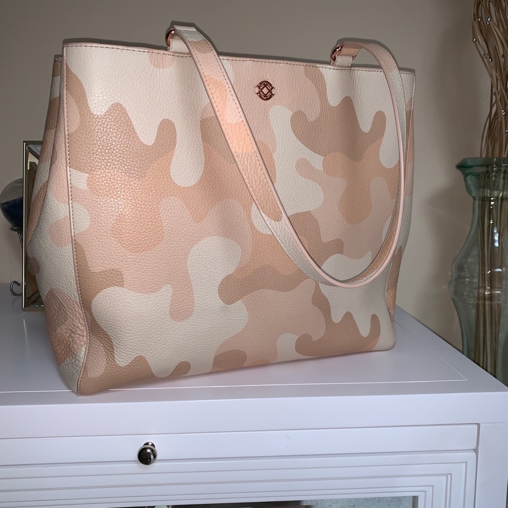 Dagne Dover Allyn Tote Large Dusk Camo Rose Gold